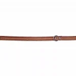 varrott bőr nyakörv natúr 2 55 cm Weekendaanbieding