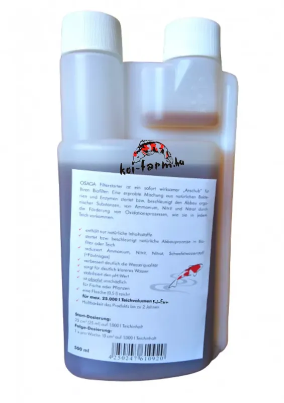 Exclusieve Aanbieding osaga filterstarter szűrőindító baktérium 500 ml