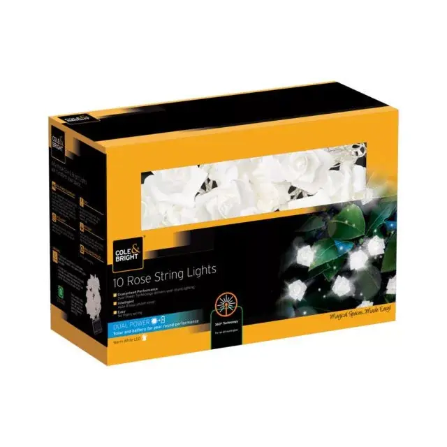 10 solar rose string lights Koop Online