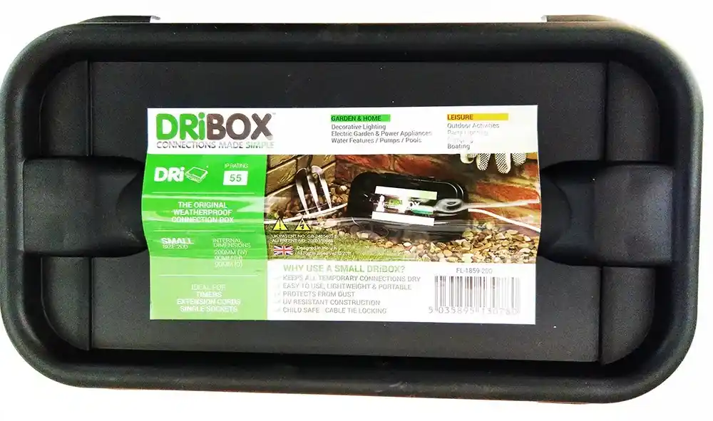 Op = Op dribox 200 fekete vízálló csatlakozó doboz
