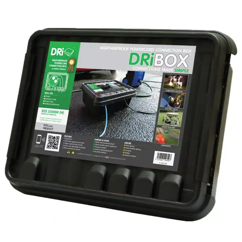 dribox 285 fekete vízálló csatlakozó doboz Betaalbaar