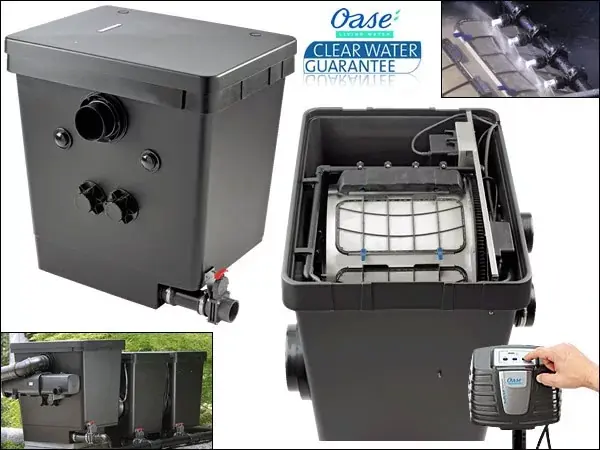 Populair oase proficlear premium drumfilter df l nyomás alatti egc