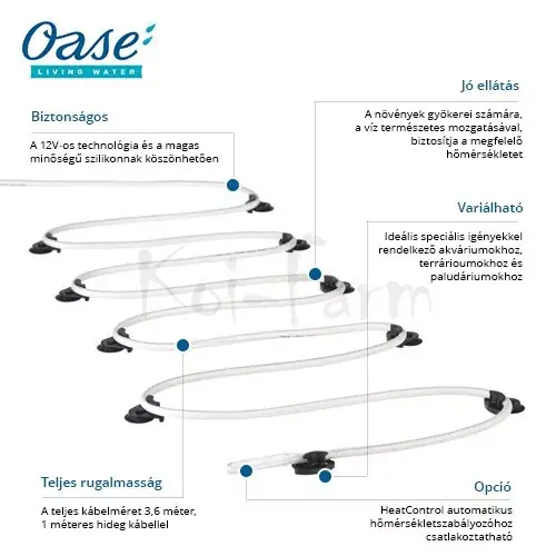 oase heatup basis 10 w aljzatfűtés akváriumhoz Shop Nu