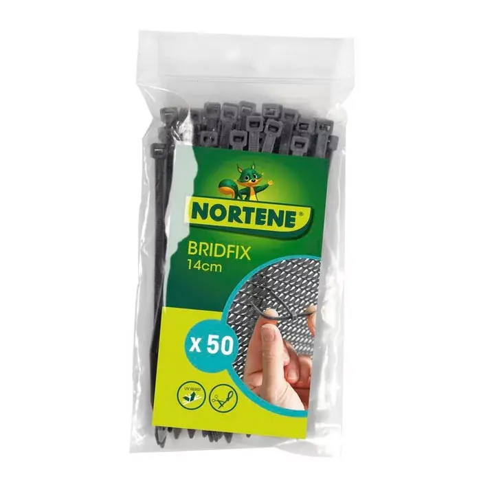 Korting szürke gyorskötöző árnyékoló hálóhoz uv álló 14 cm 50 db