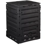 termo komposztáló láda fekete 300 l 90x60x60cm Fabrieksprijs