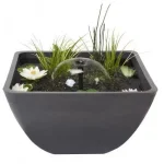 Must-Have mini tavacska szökökúttal szögletes 55x55x32 cm velda