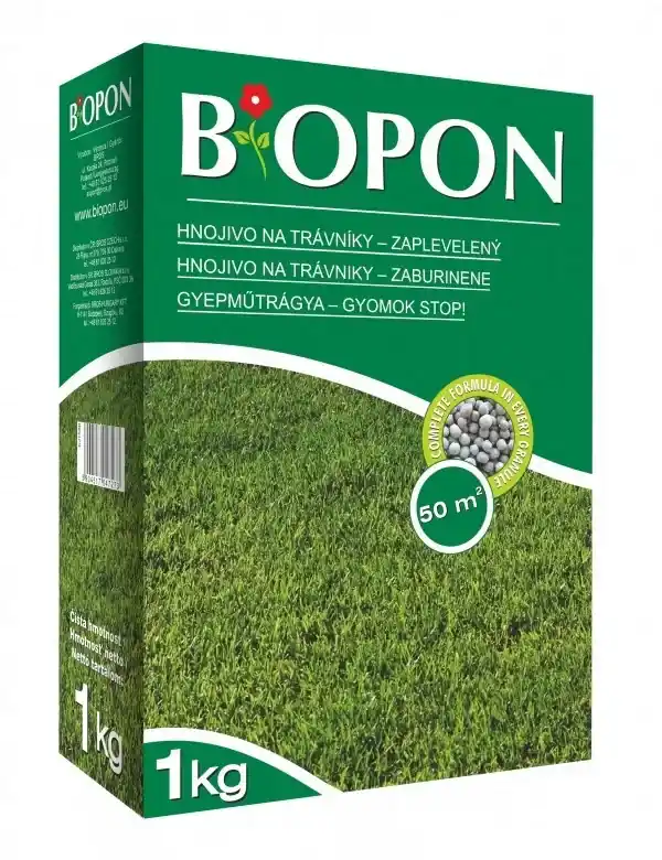 Uitverkoop biopon elgazosodott gyep növénytáp 1 kg