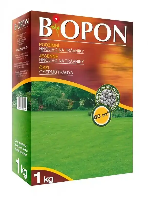 biopon őszi gyep növénytáp 1 kg Dagaanbieding