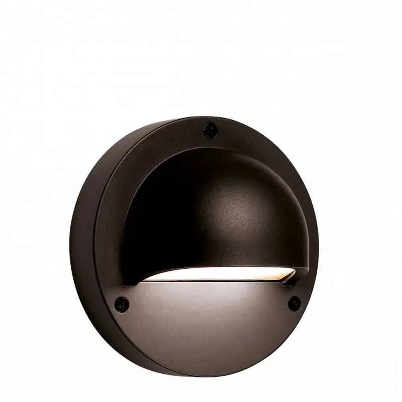 garden lights deimos black kerti led fali lámpa 1w Betaalbaar