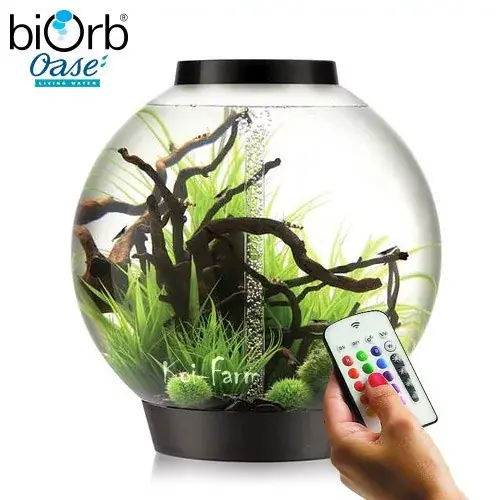 Seizoensaanbieding biorb classic akvárium 105 liter színes led fekete