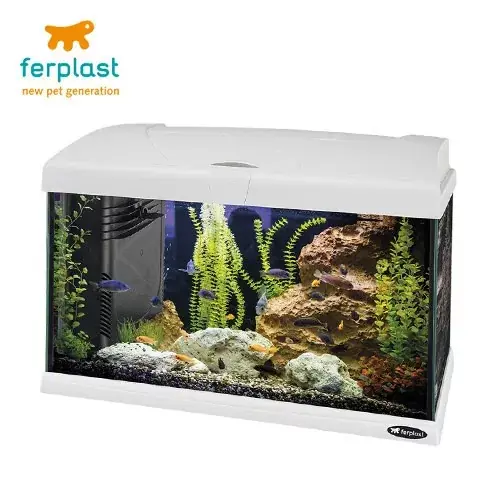 ferplast capri 50 led akvárium 40 liter fehér Gecertificeerd