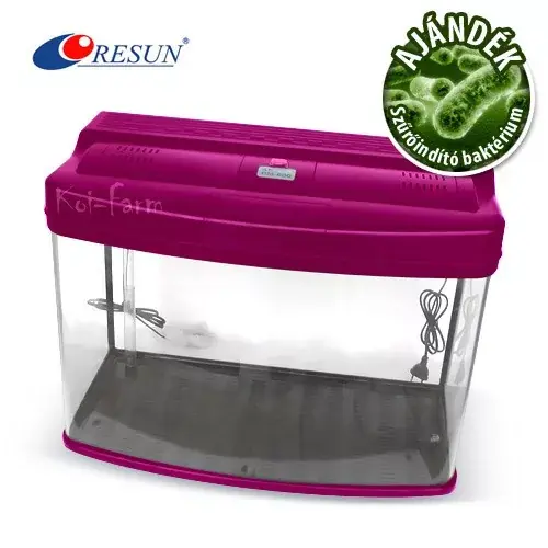 komplett akvárium 65 l pink Direct Beschikbaar