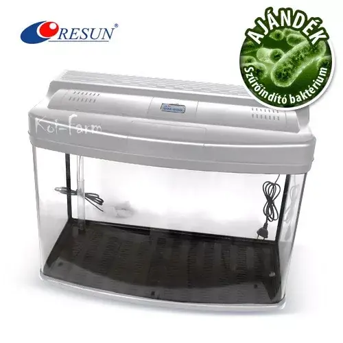 komplett akvárium 65 l szürke Flitsaanbieding
