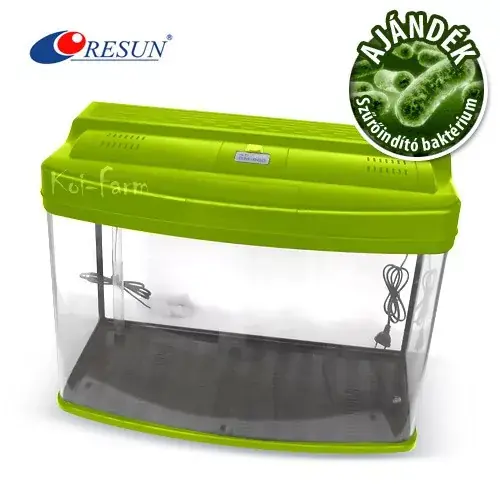 Premium komplett akvárium 65 l zöld
