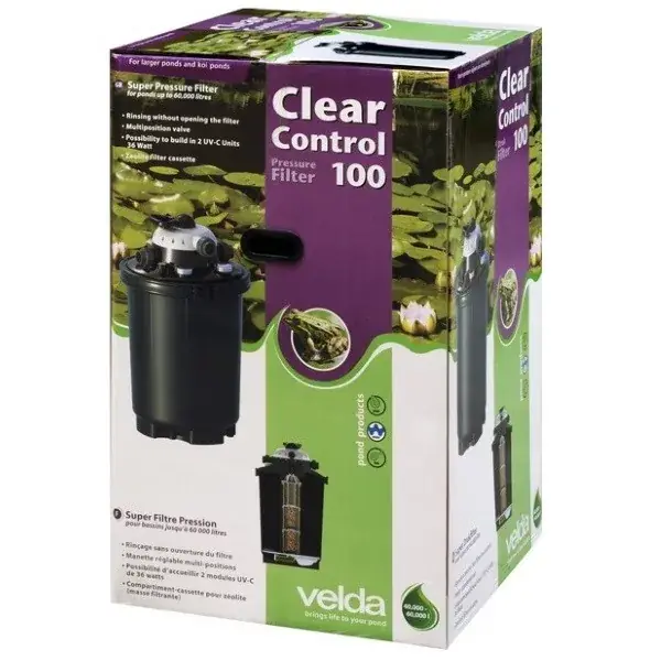 tó szűrő clear control 100 nyomás alatti velda Fabrieksprijs