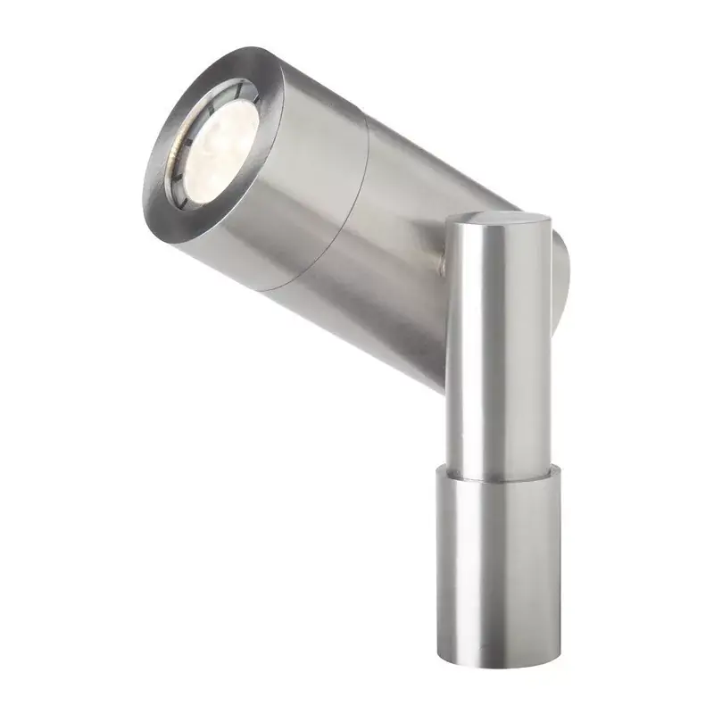 Betaalbaar kerti spotlámpa nova 3 ezüst fehér led lámpával 115x81x77 mm