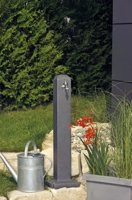 kerti kút poller fekete gránit Lage Prijs