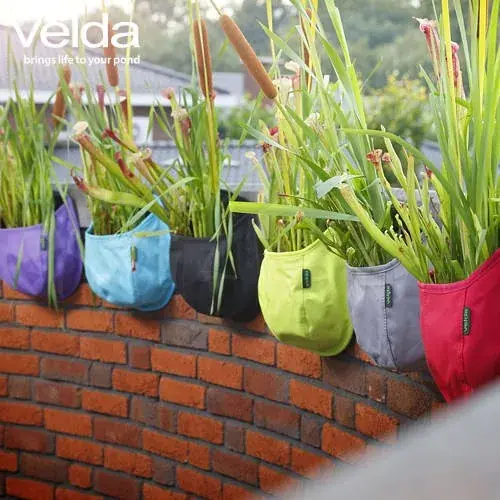 Koopje velda water wall fali ültetőtáska 30 cm szürke